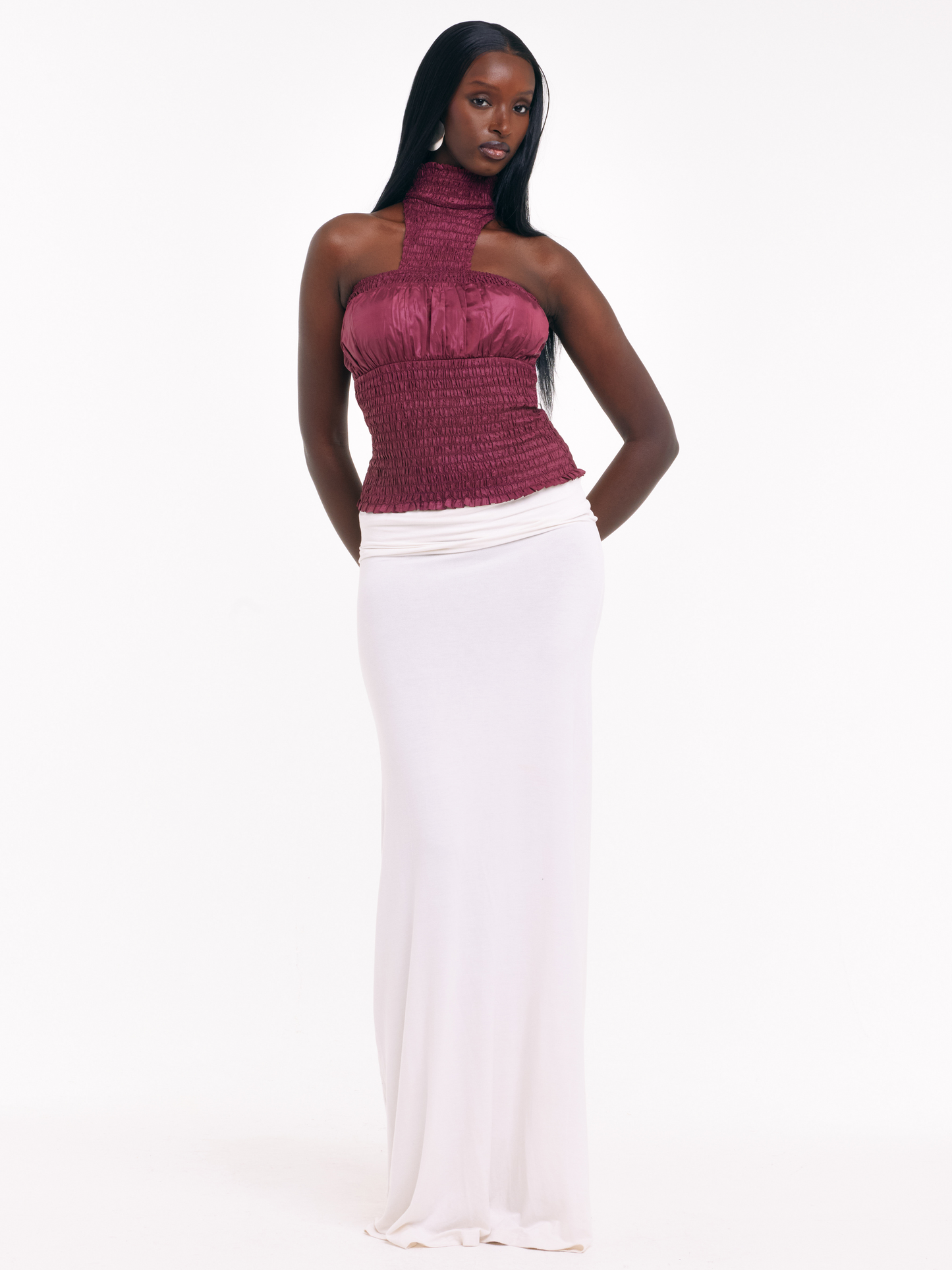 Oil Shirred Top