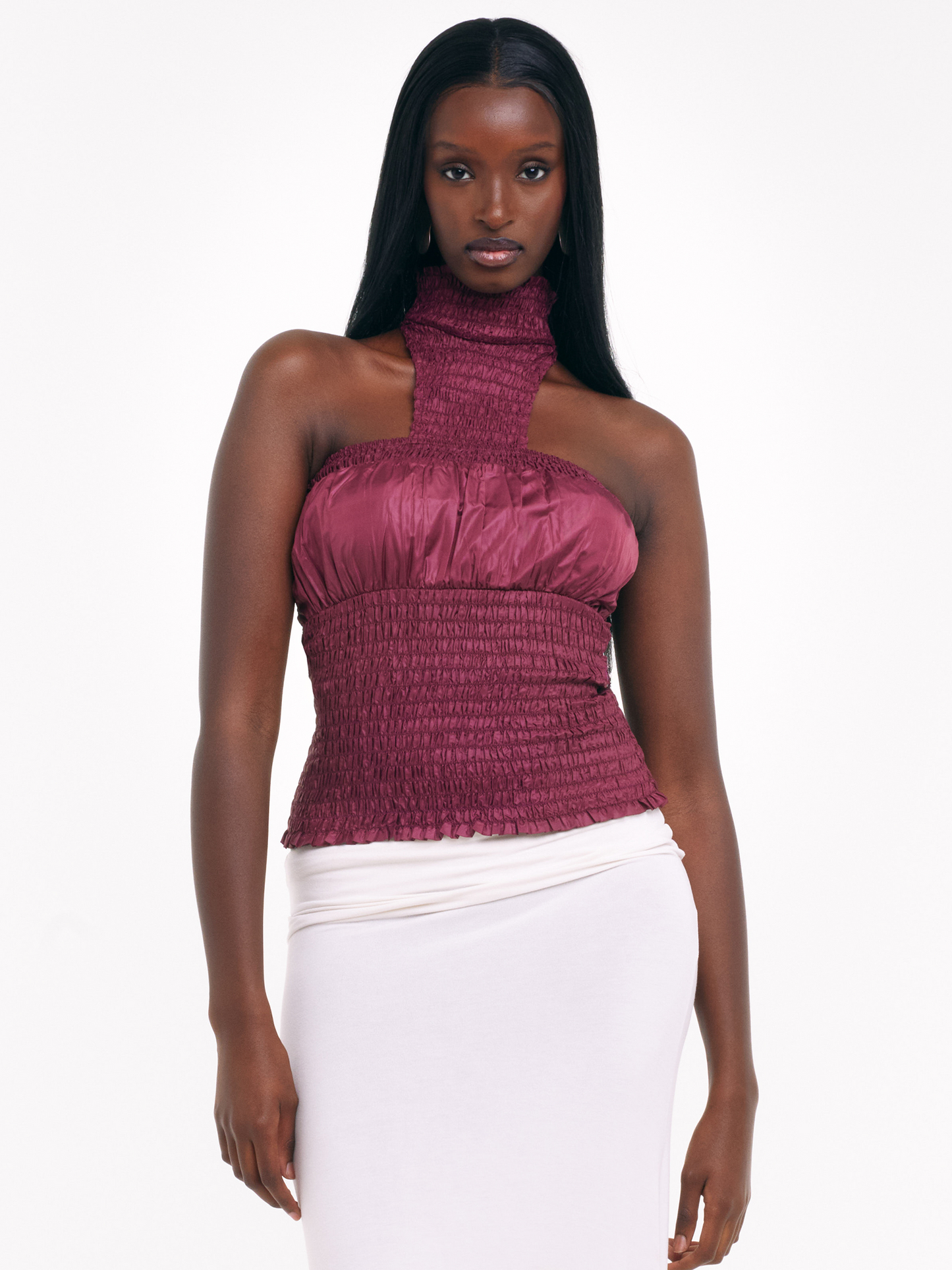Oil Shirred Top