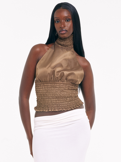 Oil Shirred Top